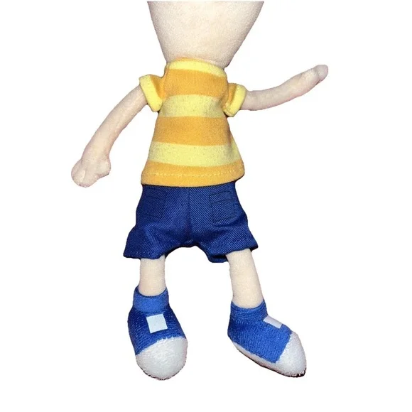 Disney Store Phineas Flynn Plush 14" Phineas and Ferb Stuffed Toy Doll Authentic - Picture 3 of 8